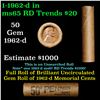 Image 1 : Shotgun Lincoln 1c roll, 1962-d 50 pcs Brandt Wrapper