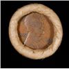 Image 2 : Mixed small cents 1c orig shotgun roll, 1916-S Wheat Cent, 1890 Indian Cent other end, Brinks Wrappe
