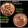 Image 1 : 1955-d Lincoln Cent 1c Grades GEM++ Unc RD
