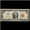Image 2 : 1963 $2 Red Seal United States Note Grades Select CU