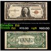 1935A $1 Silver Certificate Hawaii WWII Emergency Currency, Sig. Julian & Morgenthau Grades f, fine