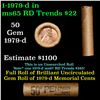 Image 1 : Shotgun Lincoln 1c roll, 1979-d 50 pcs Brandt Wrapper