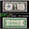 1928B $1 Blue Seal Silver Certificate "Funny Back" Grades vf+
