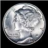 Image 2 : 1940-p Mercury Dime 10c Grades GEM Unc