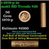 Image 1 : Shotgun Lincoln 1c roll, Brandt Wrapper 1970-p 50 pcs