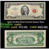 1963 $2 Red Seal United States Note Grades Gem CU
