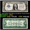 1928 $1 Blue Seal Silver Certificate "Funny Back" Grades vf+