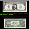 Image 1 : 1963B $1 'Barr Note' Federal Reserve Note (New York, NY) Grades Select AU