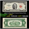 1953 $2 Red Seal United States Note Grades Gem CU