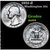 Image 1 : 1951-d Washington Quarter 25c Grades Choice Unc