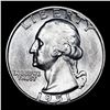 Image 2 : 1951-d Washington Quarter 25c Grades Choice Unc