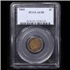 Image 2 : PCGS 1860 Indian Cent 1c Graded au50 By PCGS
