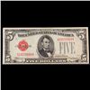 Image 2 : 1928C $5 Red Seal United States Note Fr-1528 Grades vf++