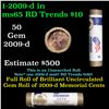 Image 1 : Shotgun Lincoln 1c roll, 2009-d 50 pcs by United States Mint Wrapper