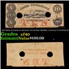 Image 1 : 1857 Bank of Commerce Savanah, GA $10 Note Obsollete, Currency Fr-GA12760-30 Grades xf