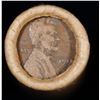 Image 2 : Mixed small cents 1c orig shotgun roll, 1918-S Wheat Cent, 1889 Indian Cent other end, Brinks Wrappe