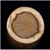 Image 3 : Mixed small cents 1c orig shotgun roll, 1918-S Wheat Cent, 1889 Indian Cent other end, Brinks Wrappe