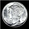 Image 2 : 1944-p Mercury Dime 10c Grades GEM Unc