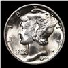 Image 2 : 1944-d Mercury Dime 10c Grades GEM+ FSB
