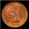 Image 2 : 1901 Indian Cent 1c Grades Gem+ Unc RB