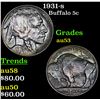 1931-s Buffalo Nickel 5c Grades Select AU