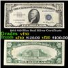 1953 $10 Blue Seal Silver Certificate Grades vf++