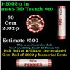 Image 1 : Shotgun Lincoln 1c roll, 2002-p 50 pcs String & Son Wrapper.