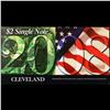 Image 2 : 2003A $2 Federal Reserve Note, Uncirculated 2008 BEP Folio Issue (Cleveland, OH) Grades Gem CU