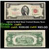 1953A $2 Red Seal United States Note Grades Gem CU
