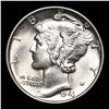 Image 2 : 1943-p Mercury Dime 10c Grades GEM+ Unc