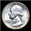 Image 2 : 1949-p Washington Quarter 25c Grades GEM Unc