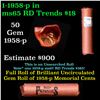 Image 1 : Shotgun Lincoln 1c roll, 1958-p 50 pcs Brandt Wrapper.