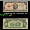 1928D $2 Red Seal United States Note Grades vg, very good