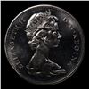Image 2 : 1965 Small Beads, Pointed 5 Canada Dollar $1 Grades GEM+ UNC PL