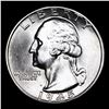 Image 2 : 1945-p Washington Quarter 25c Grades GEM++ Unc
