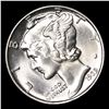 Image 2 : 1939-p Mercury Dime 10c Grades GEM++ Unc