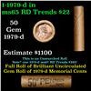 Image 1 : Shotgun Lincoln 1c roll, 1979-d 50 pcs Brandt Wrapper