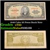 Image 1 : 1949 Cuba 20 Pesos Bank Note Grades vf++