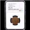 Image 2 : NGC 1863 Christoph Karl. Fuld-630AM-1a Civil War Token 1c Graded ms61 BN By NGC