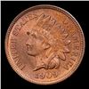 Image 2 : 1909 Indian Cent 1c Grades Choice Unc RB
