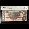 Image 2 : 1864 $10 Confederate Note, T-68 Graded xf45 By PMG