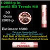 Image 1 : Shotgun Lincoln 1c roll, 2003-p 50 pcs Brandt Wrapper.