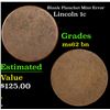 Image 1 : Blank Planchet Mint Error Lincoln Cent 1c Grades Select Unc BN