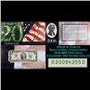 Image 1 : 2003A $2 Federal Reserve Note, Uncirculated 2008 BEP Folio Issue (Cleveland, OH) Grades Gem CU
