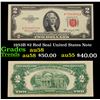 1953B $2 Red Seal United States Note Grades Choice AU/BU Slider