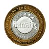 Image 2 : .999 Silver Harrah's Reno, Nevada $10 Casino Limited Edition Gaming Token