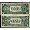 Image 2 : Lot of 1935A $1 Hawaii & North Africa WWII Emergency Issue Silver Certificate Notes