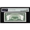 Image 2 : 1950D $5 Federal Reserve Star Note Atlanta Fr.1965-F* PMG Choice Uncirculated 64EPQ