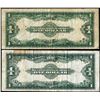 Image 2 : Lot of (2) 1923 $1 Silver Certificate Notes