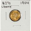 Image 1 : 1904 $2 1/2 Liberty Head Quarter Eagle Gold Coin